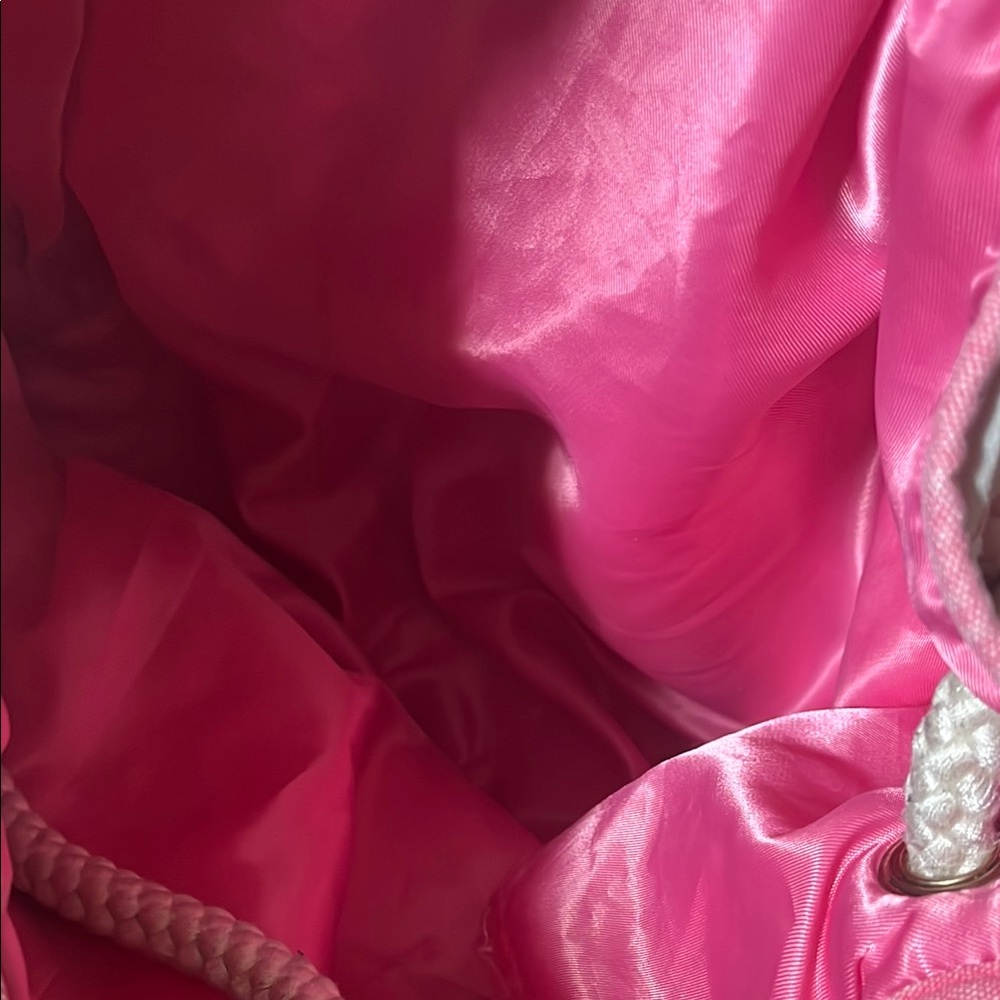 Victoria's Secret Pink and White Striped Tote Bag - Picture 3 of 3